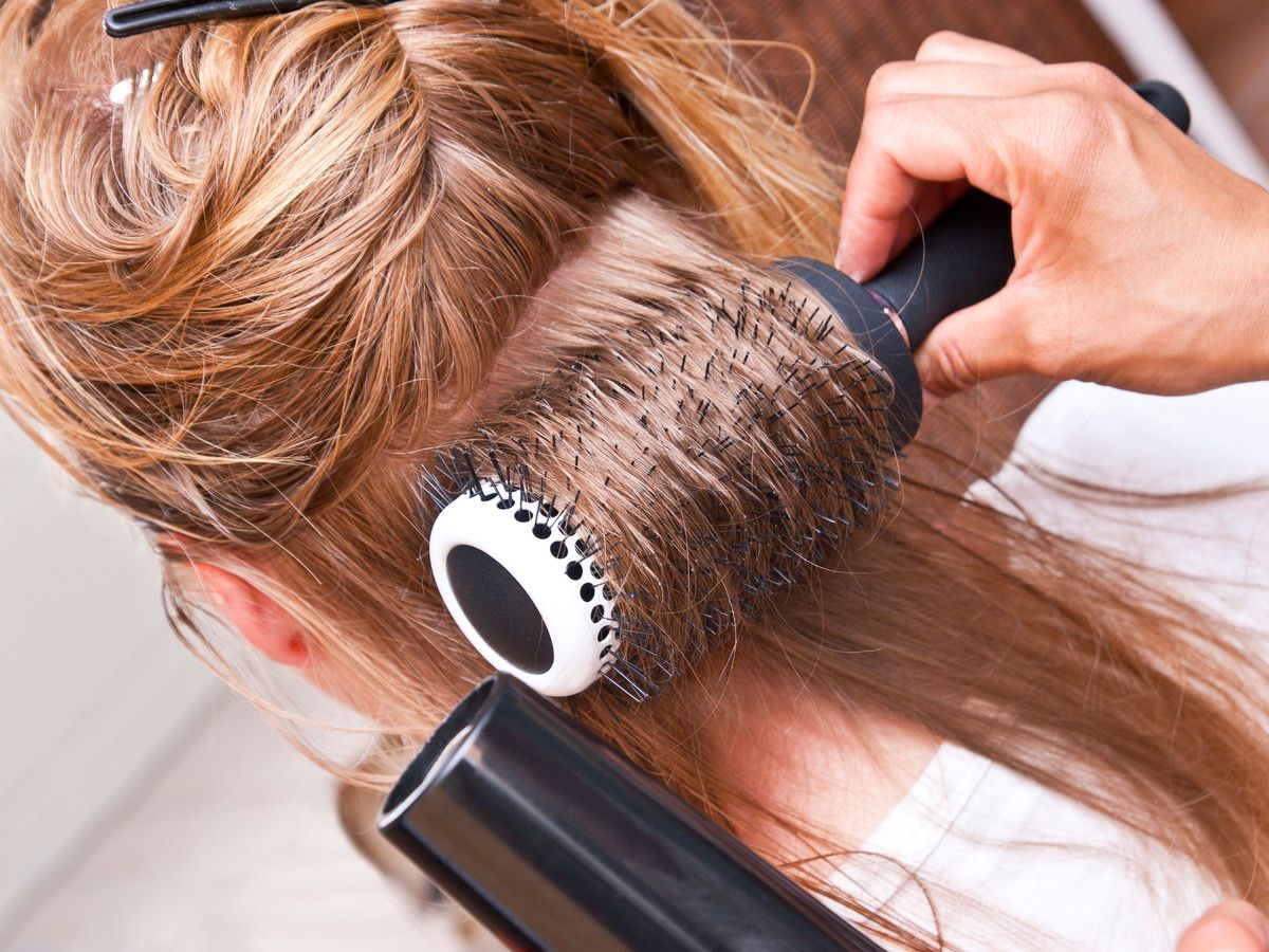 How To Curl Hair With Round Brush And Blow Dryer