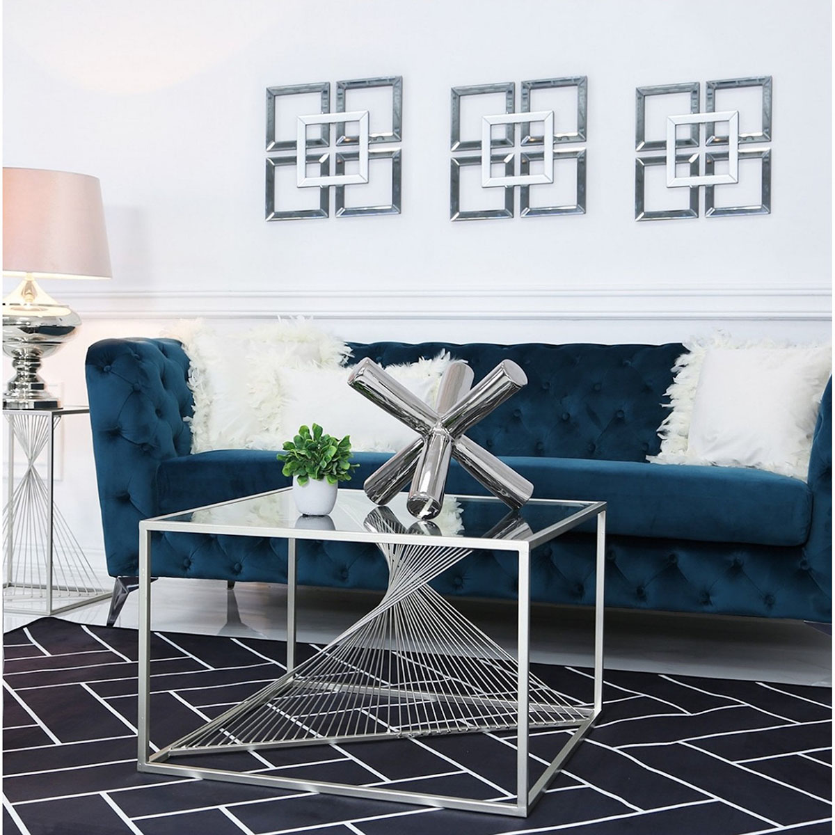 How To Decorate A Glass Coffee Table
