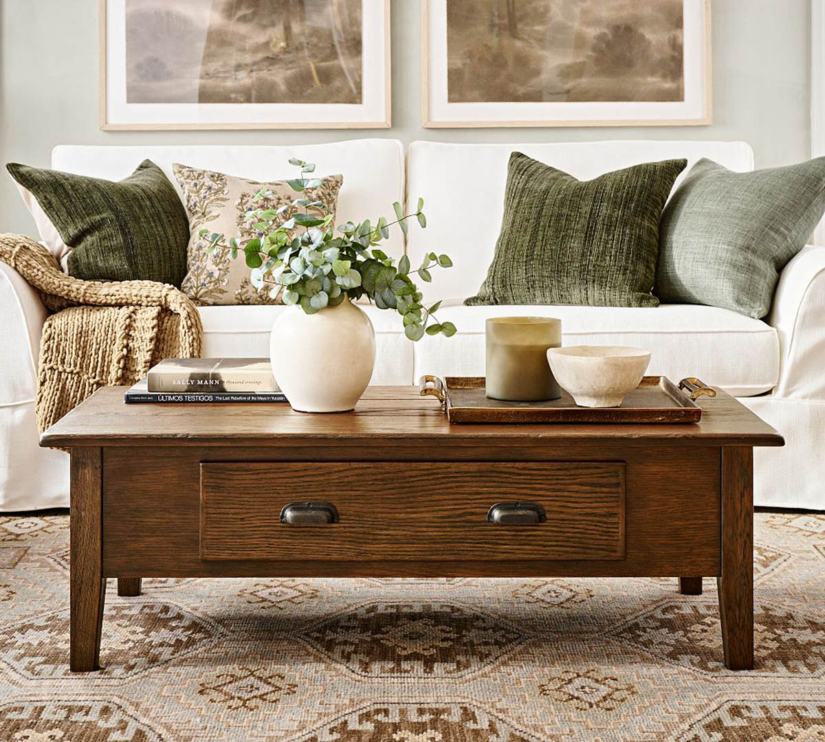 How To Decorate A Rectangle Coffee Table