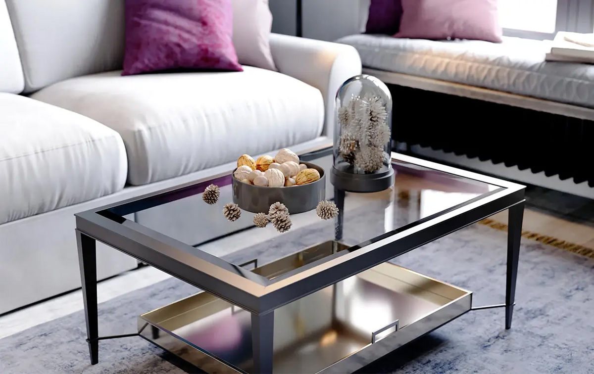 How To Decorate A Square Coffee Table