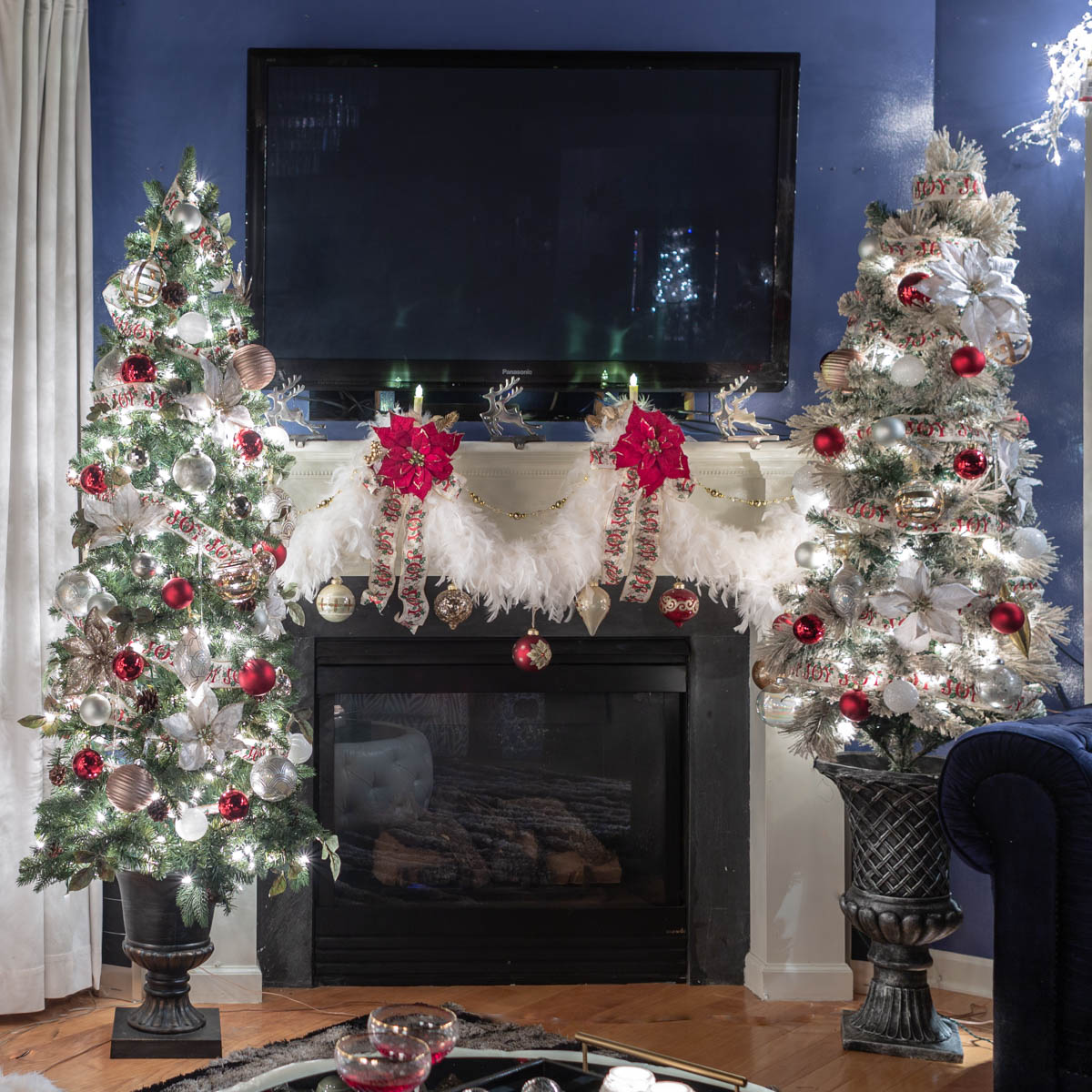 How To Decorate A TV Stand For Christmas
