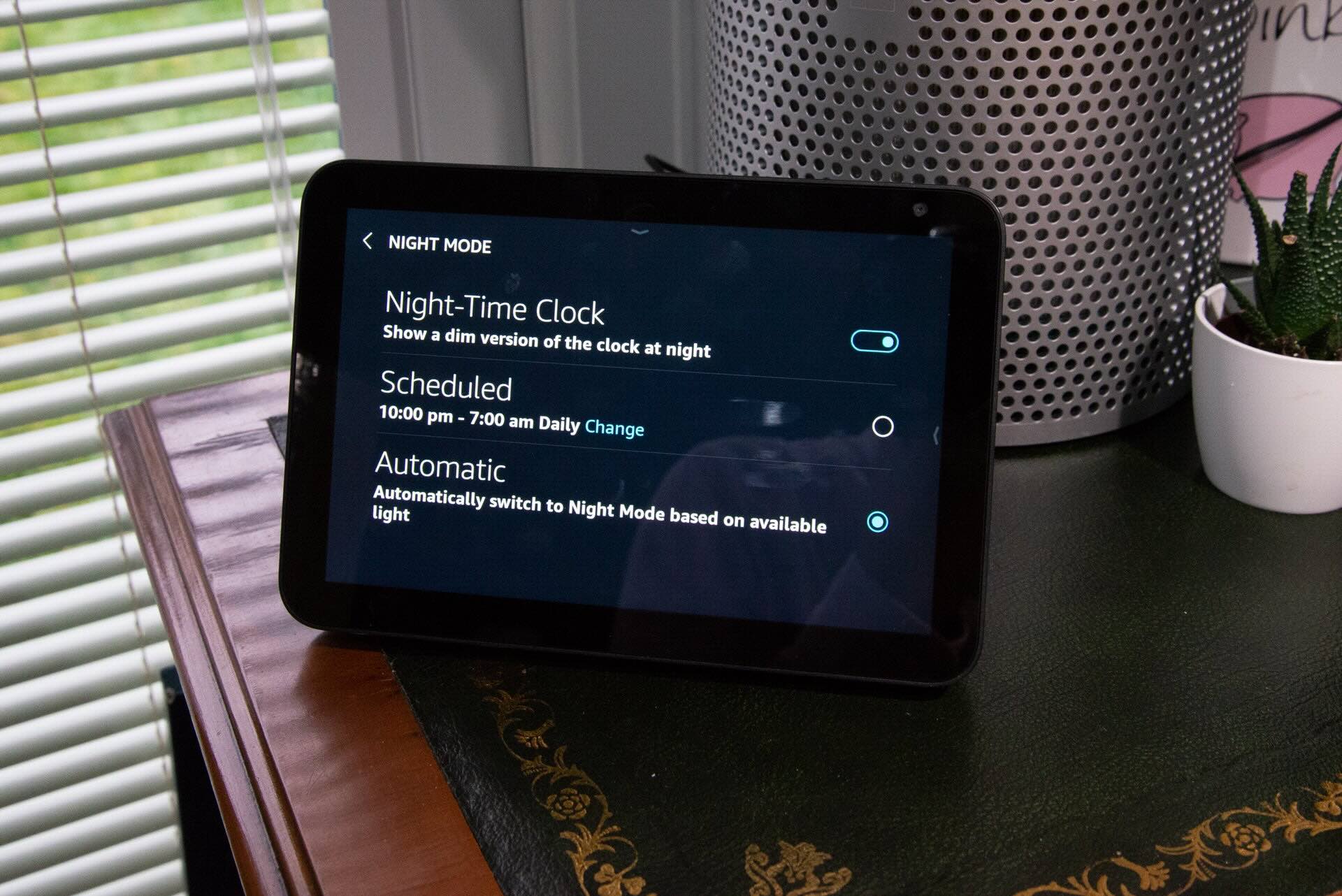 How To Dim Alexa Screen At Night
