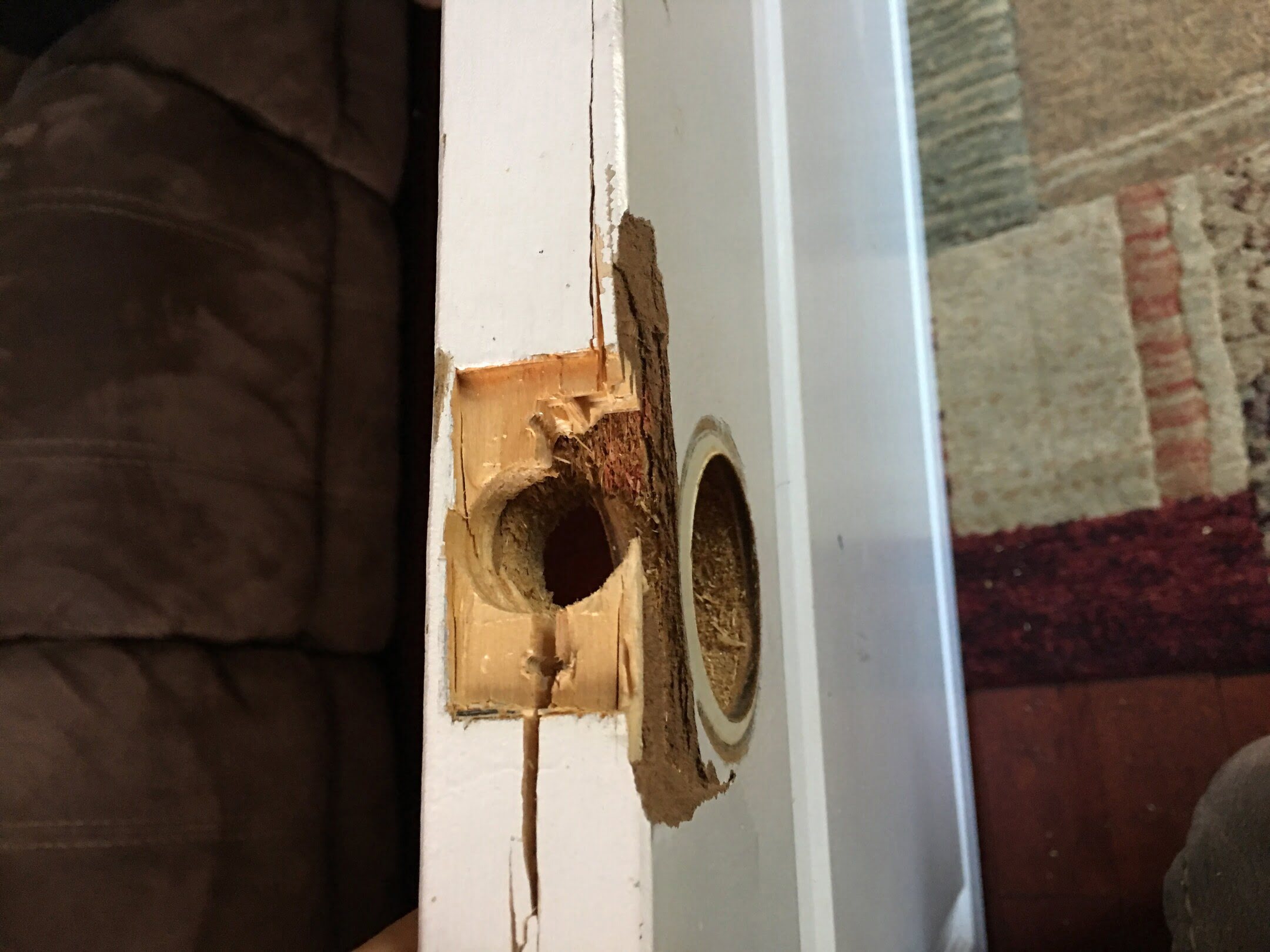 How To Fix A Door Lock Hole