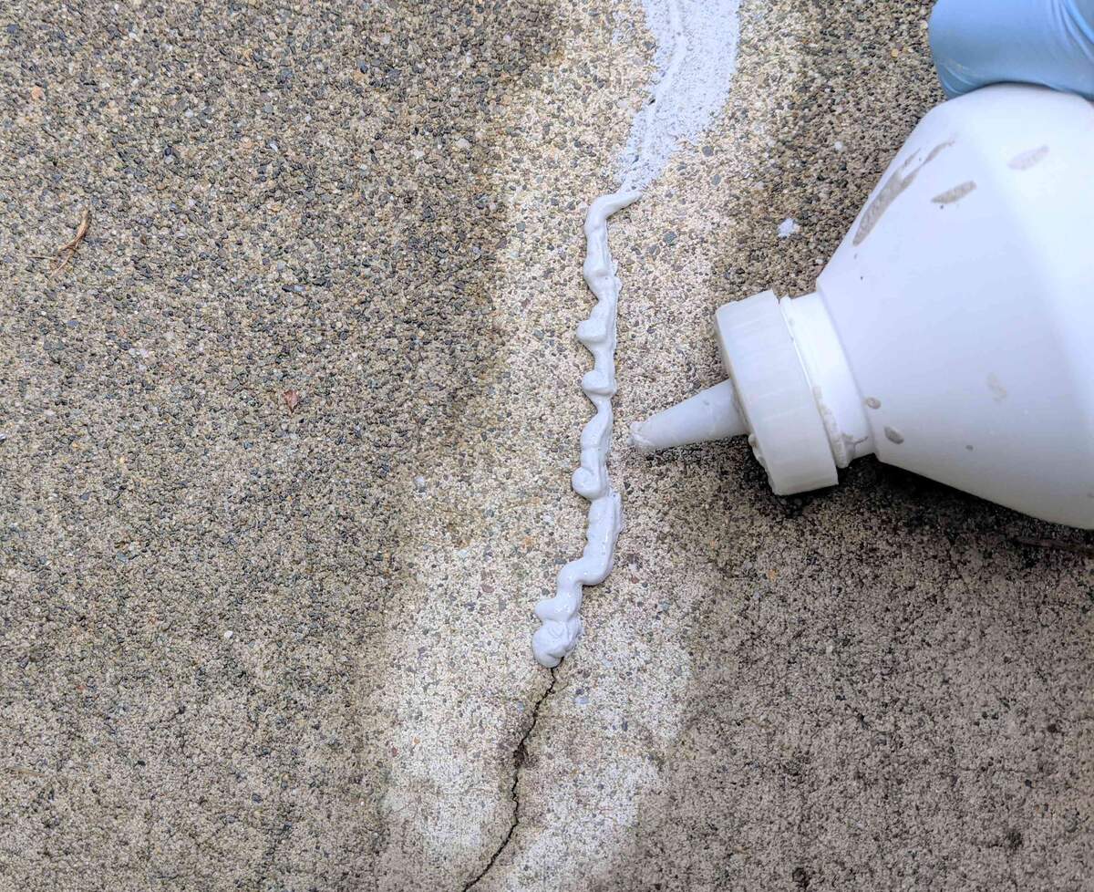 How To Fix Concrete Cracks On The Patio Storables