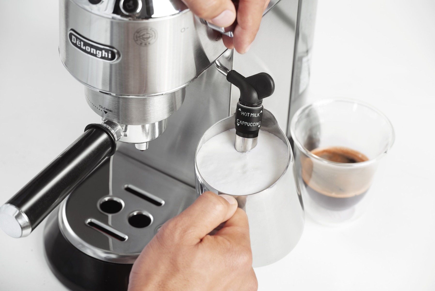 How To Froth Milk With The Delonghi Espresso Machine