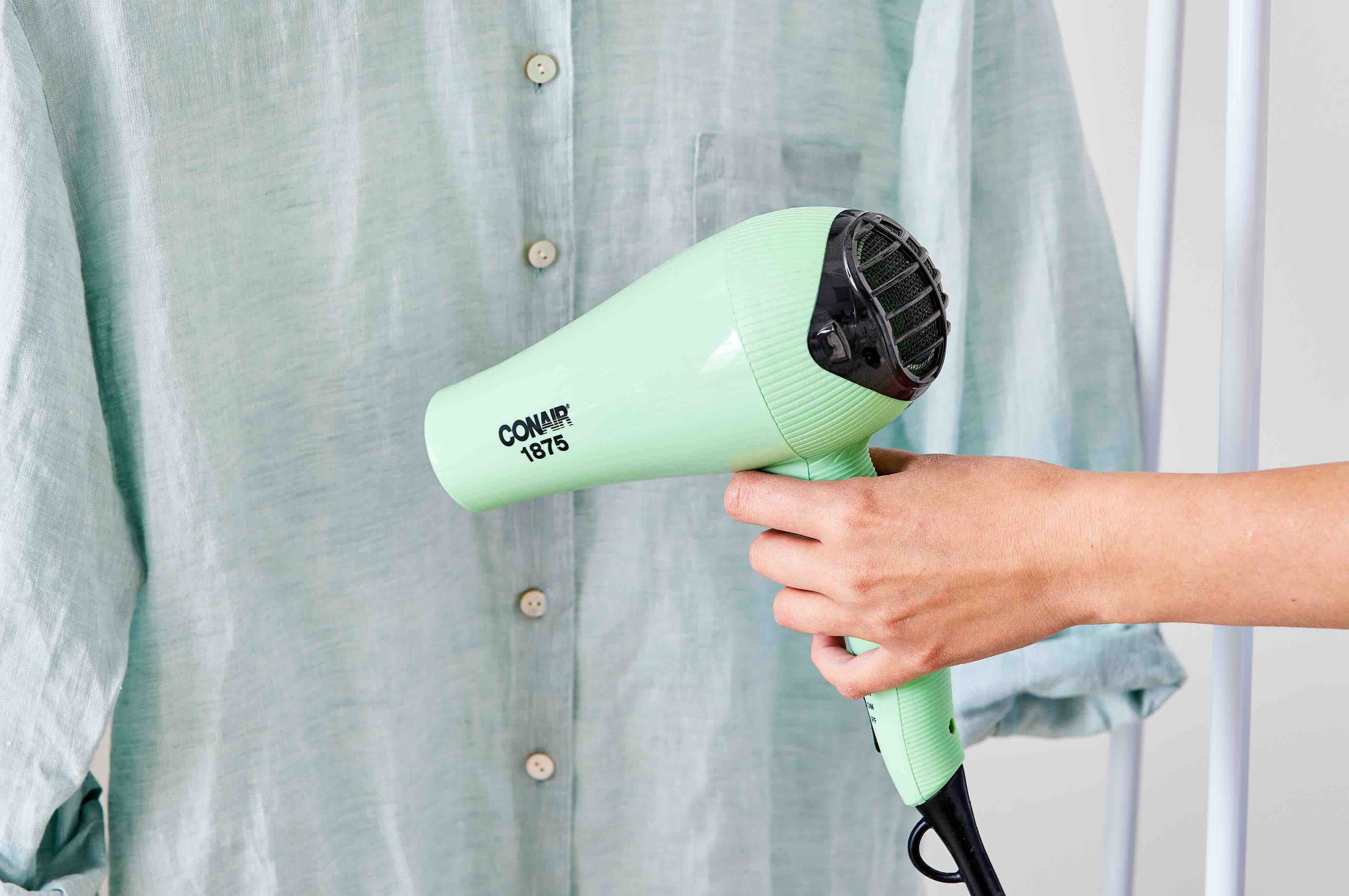 How To Get Wrinkles Out Of Clothes With A Hair Dryer