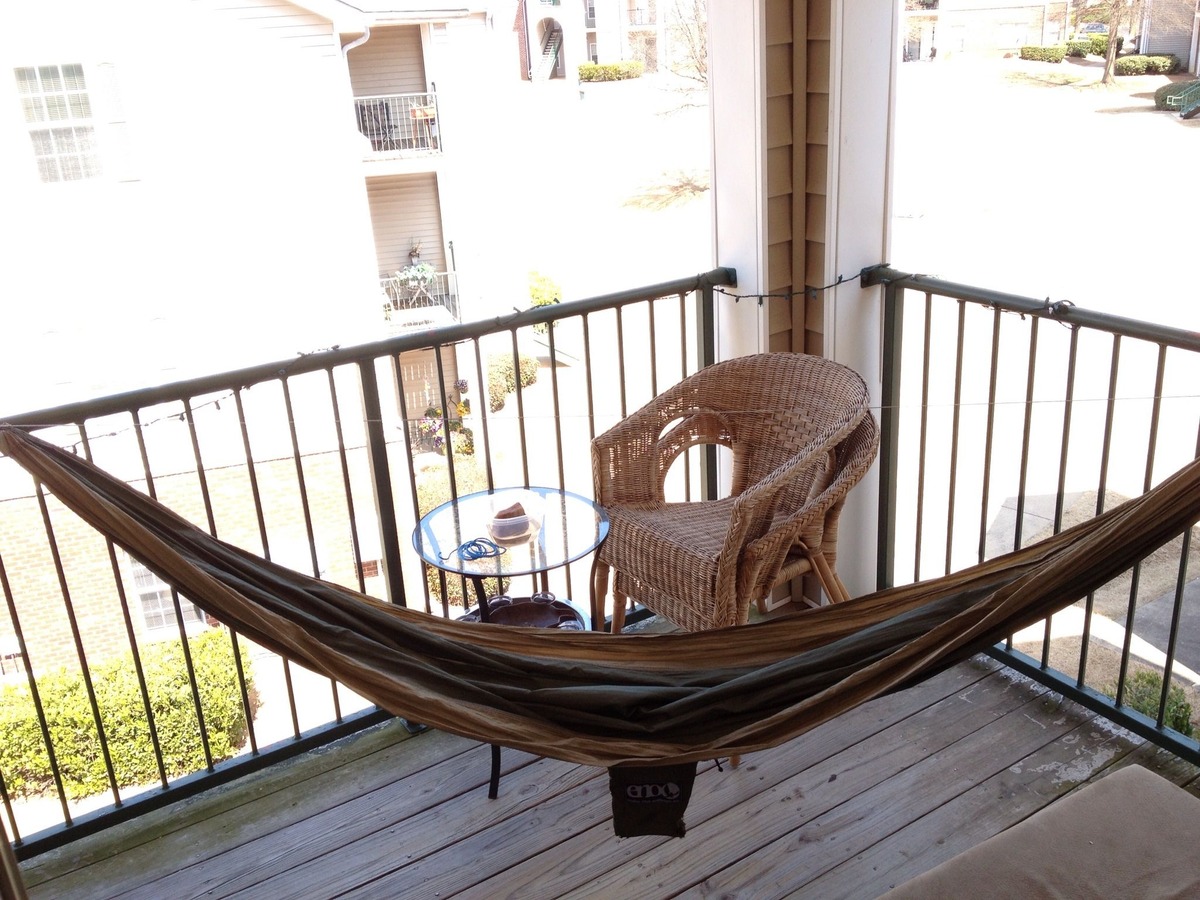 How To Hang A Hammock On A Balcony