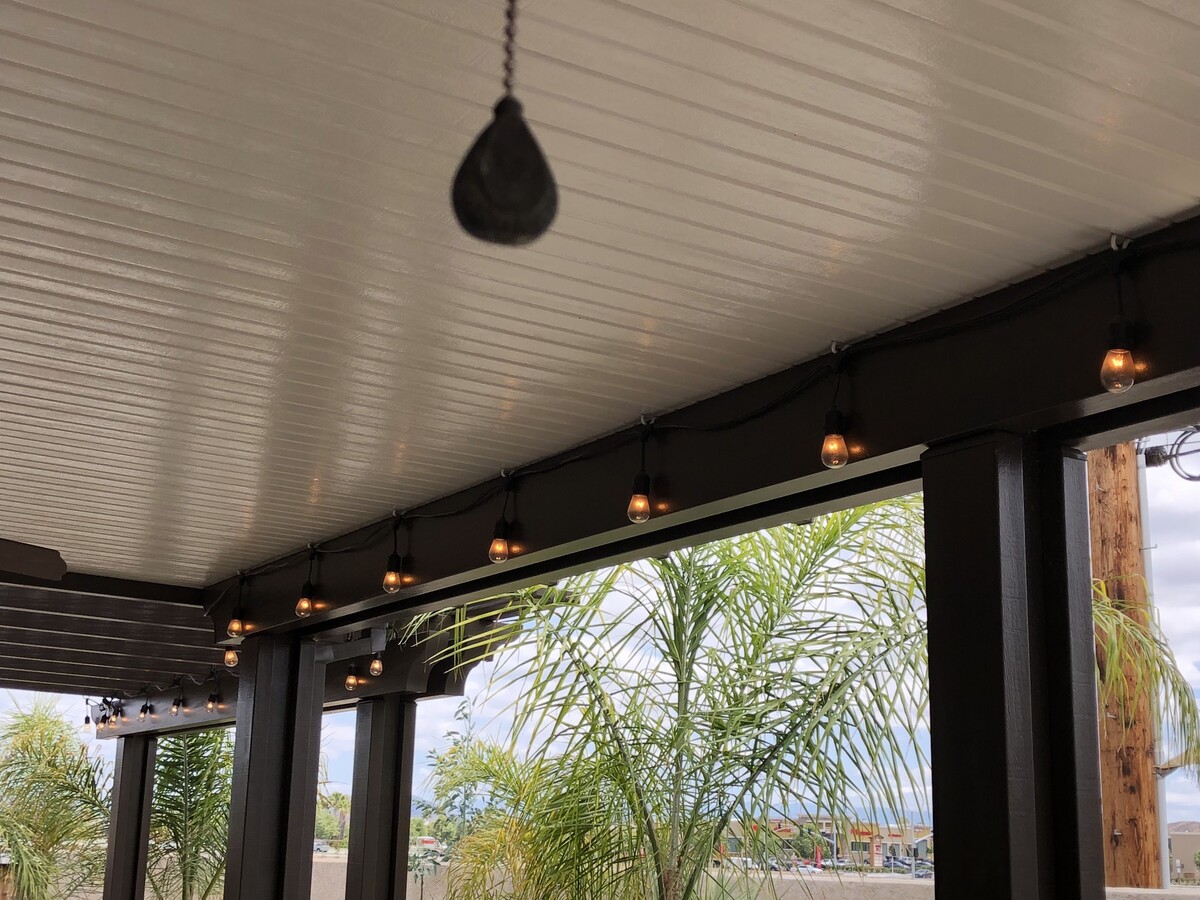 How To Hang Lights On An Aluminum Patio Cover