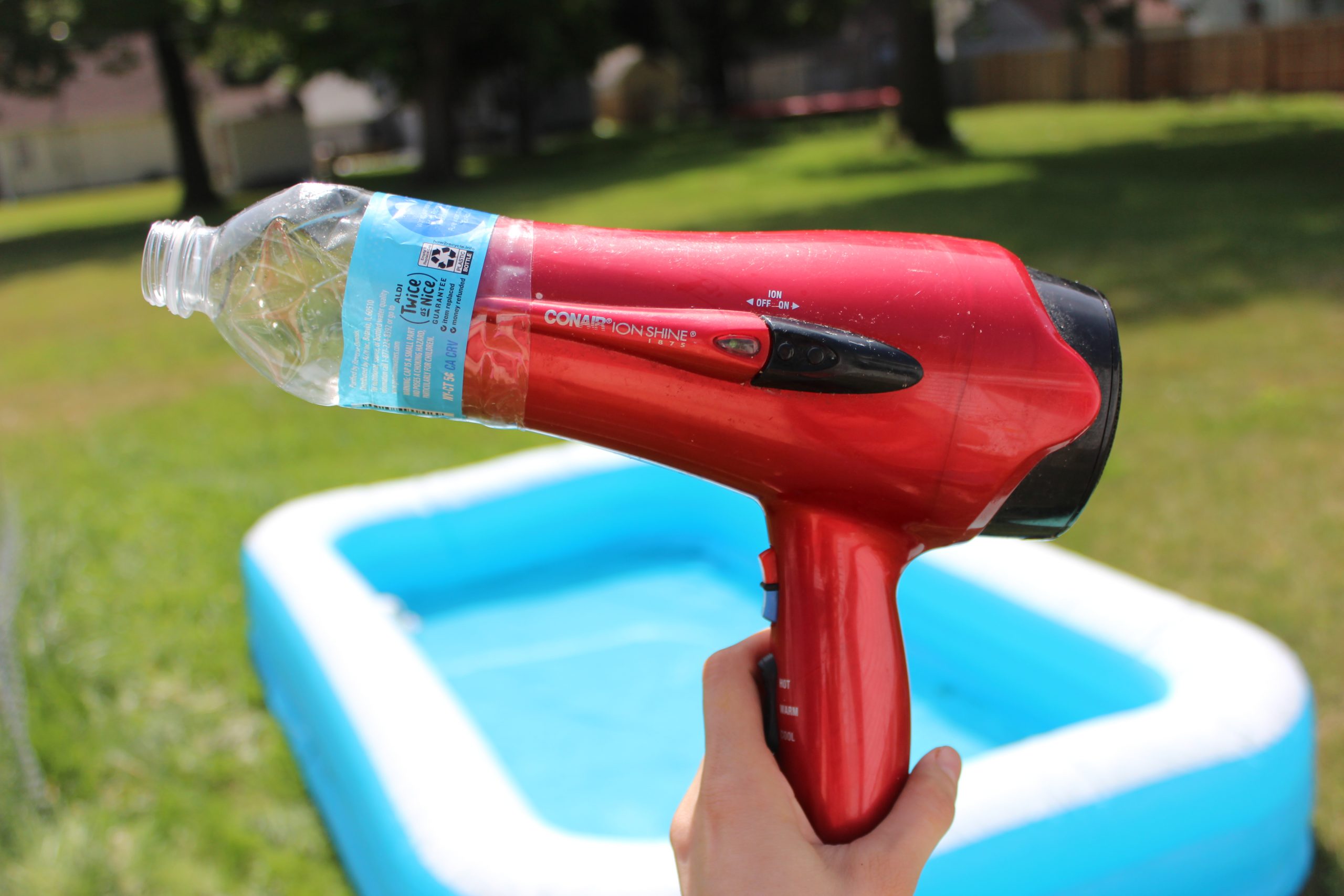 How To Inflate A Pool Float With A Hair Dryer