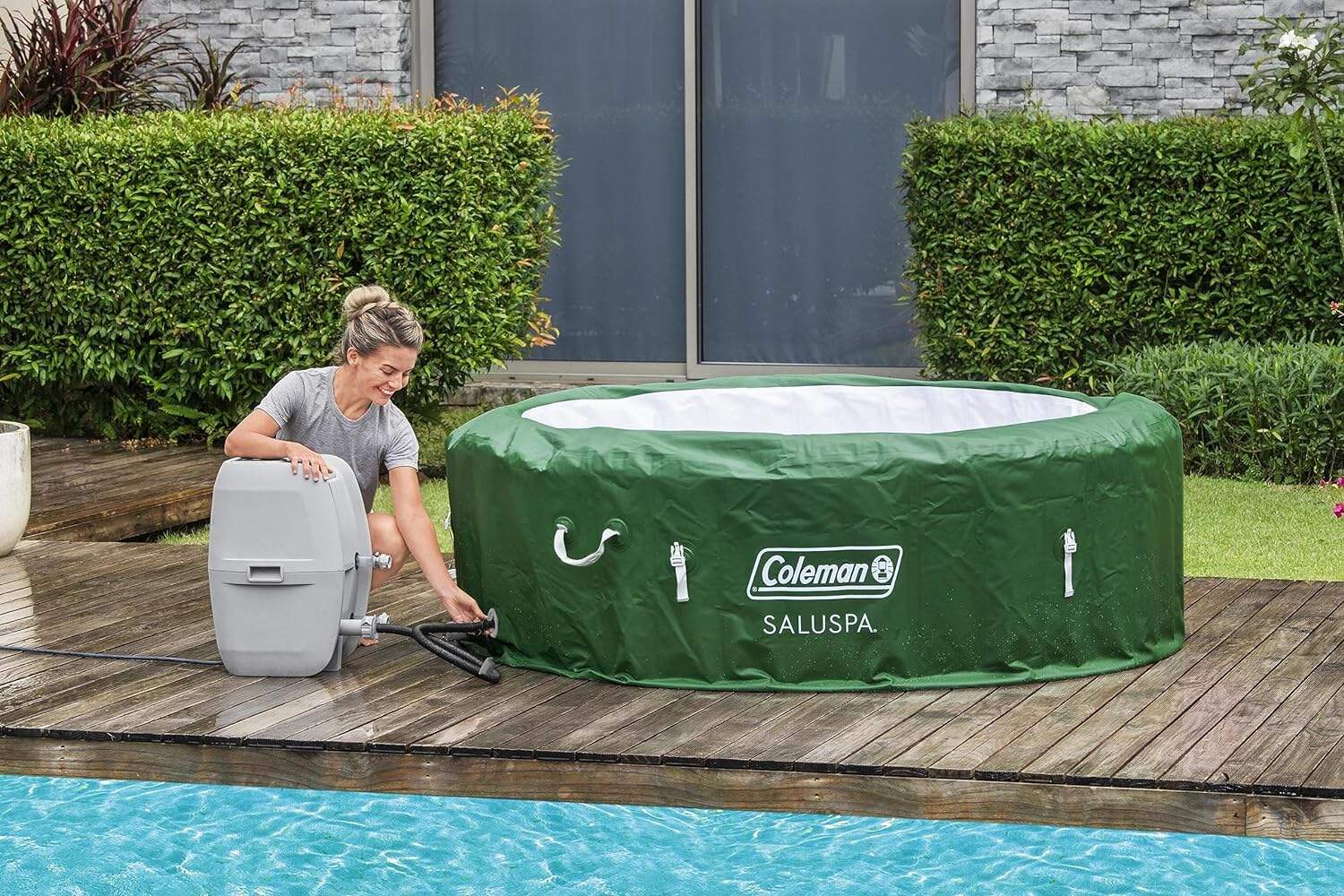 How To Inflate Coleman Saluspa Inflatable Hot Tub