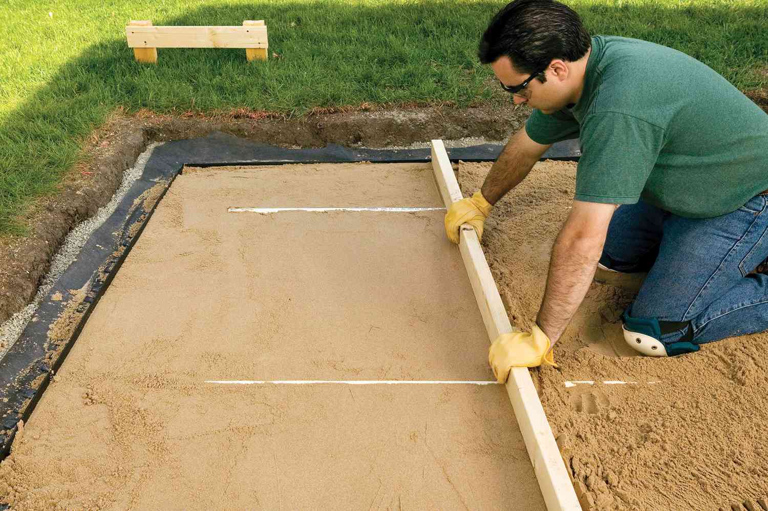 How To Lay Patio Pavers On Sand