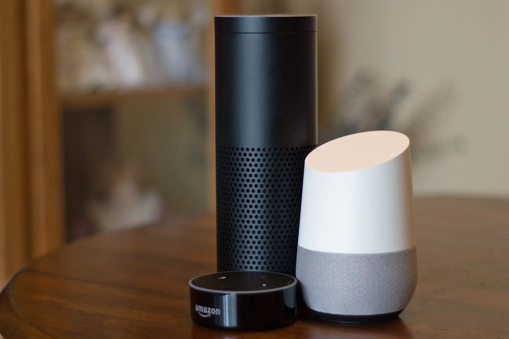 Connect google home to best sale amazon echo