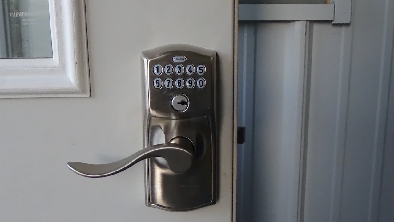 How To Lock A Door With Keypad