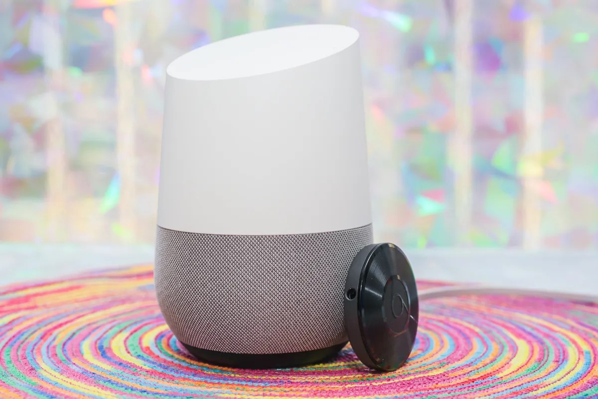 Control volume on 2024 google home mini