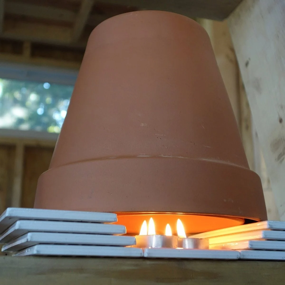 How To Make A Heater With Candles