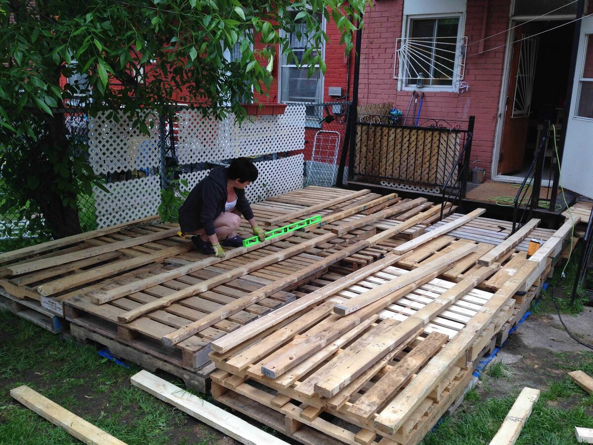 How To Make A Patio Out Of Pallets