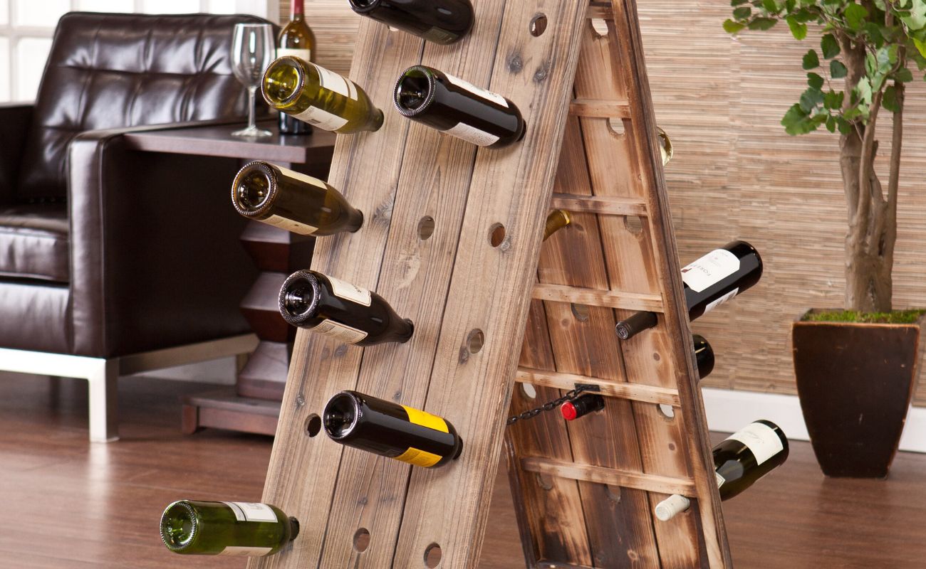 How To Make A Riddling Wine Rack
