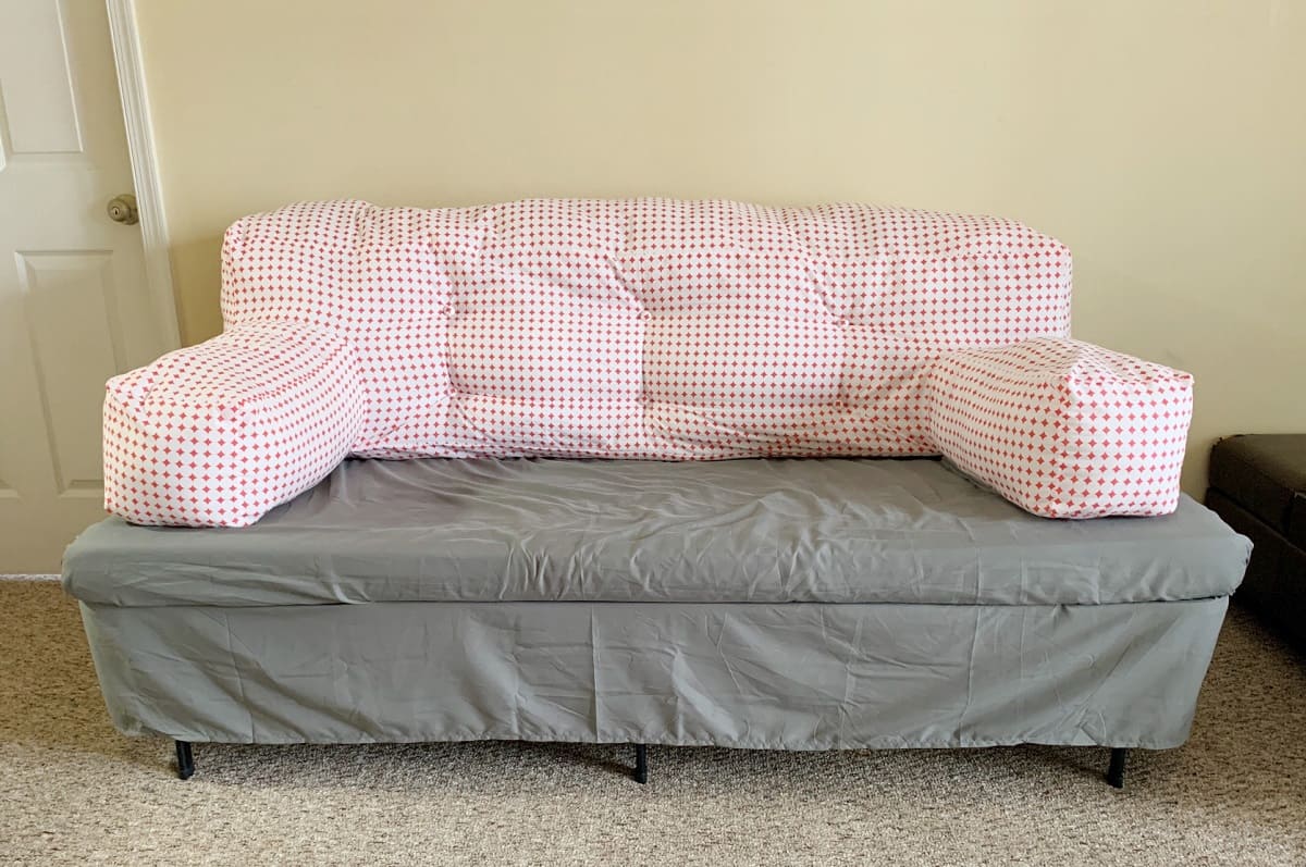 How To Make A Twin Bed Look Like A Couch