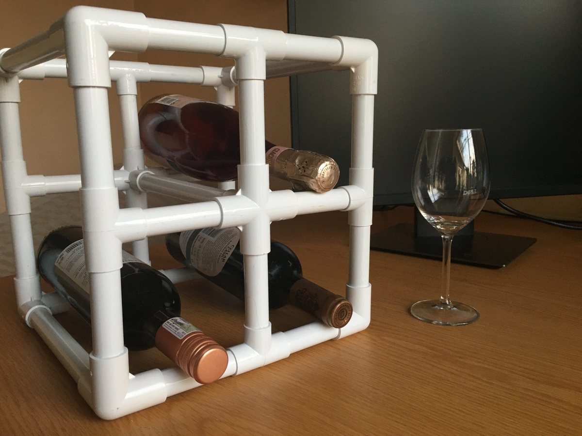 How To Make A Wine Rack Out Of PVC