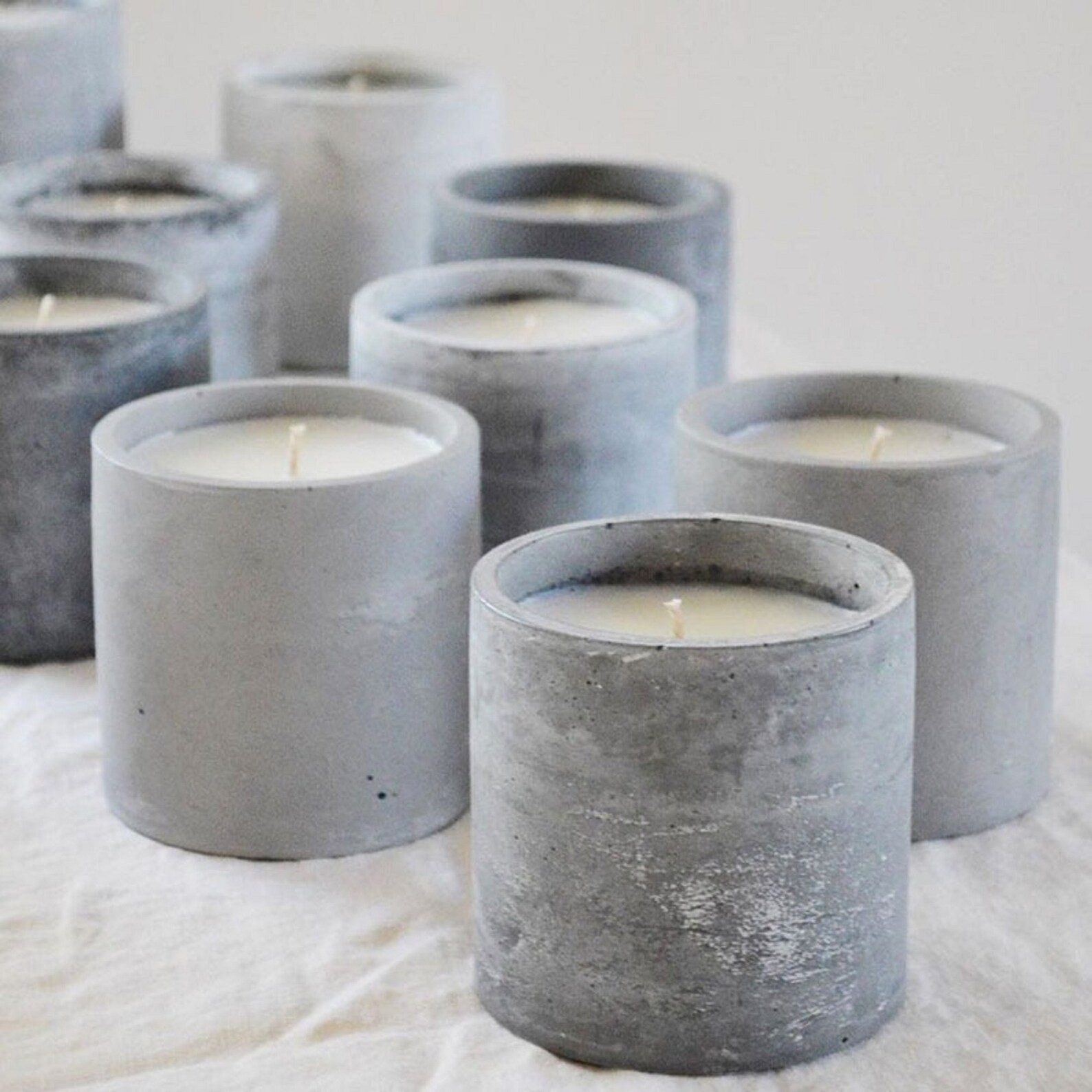 How To Make Concrete Vessels For Candles