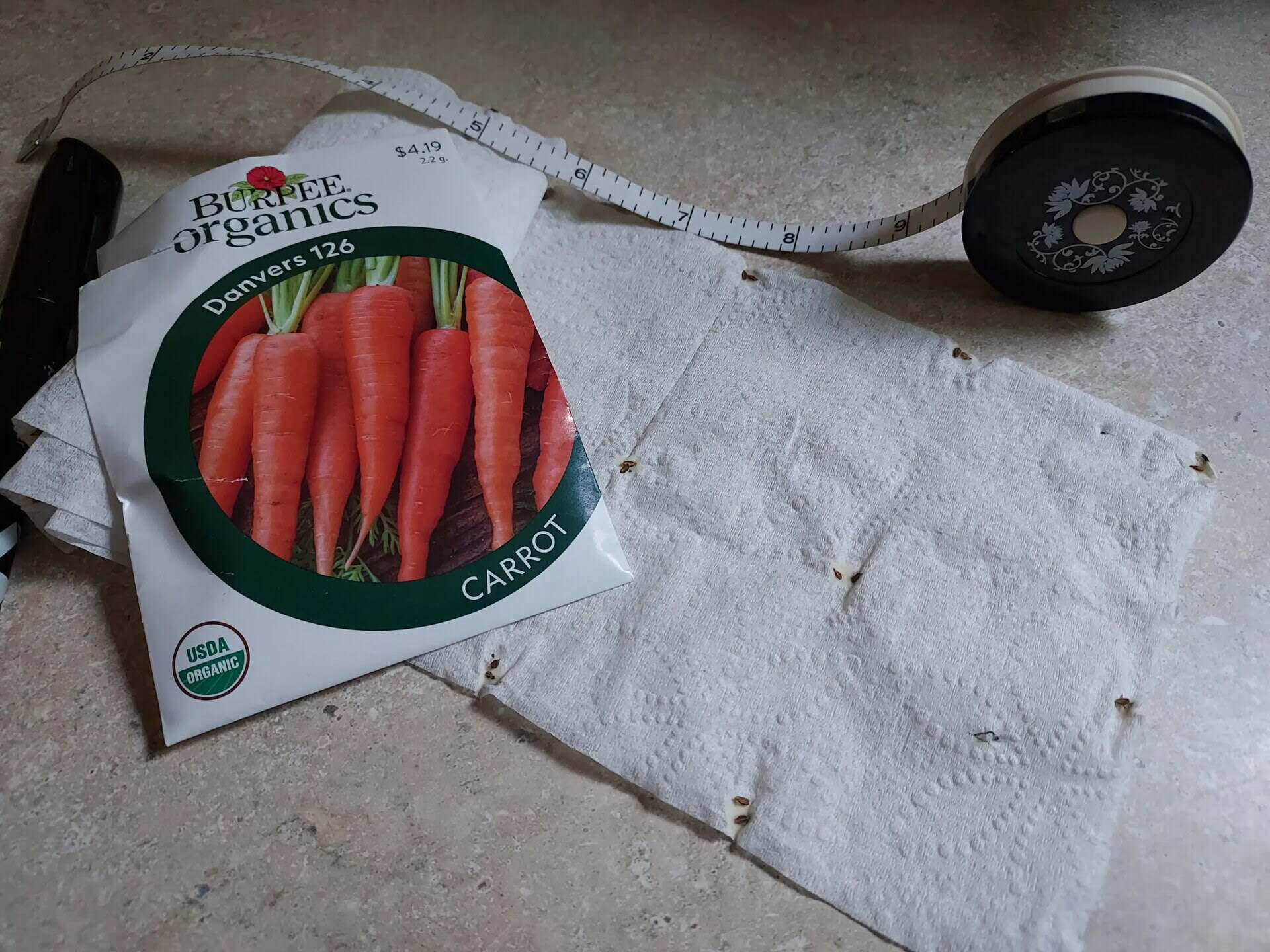 How To Make Seed Tape For Carrots