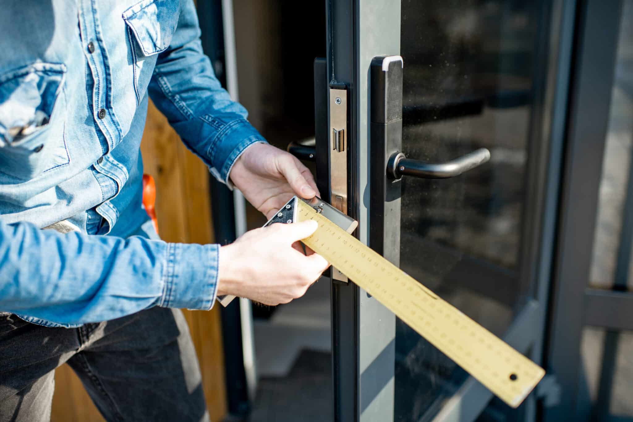 How To Measure A Door Lock