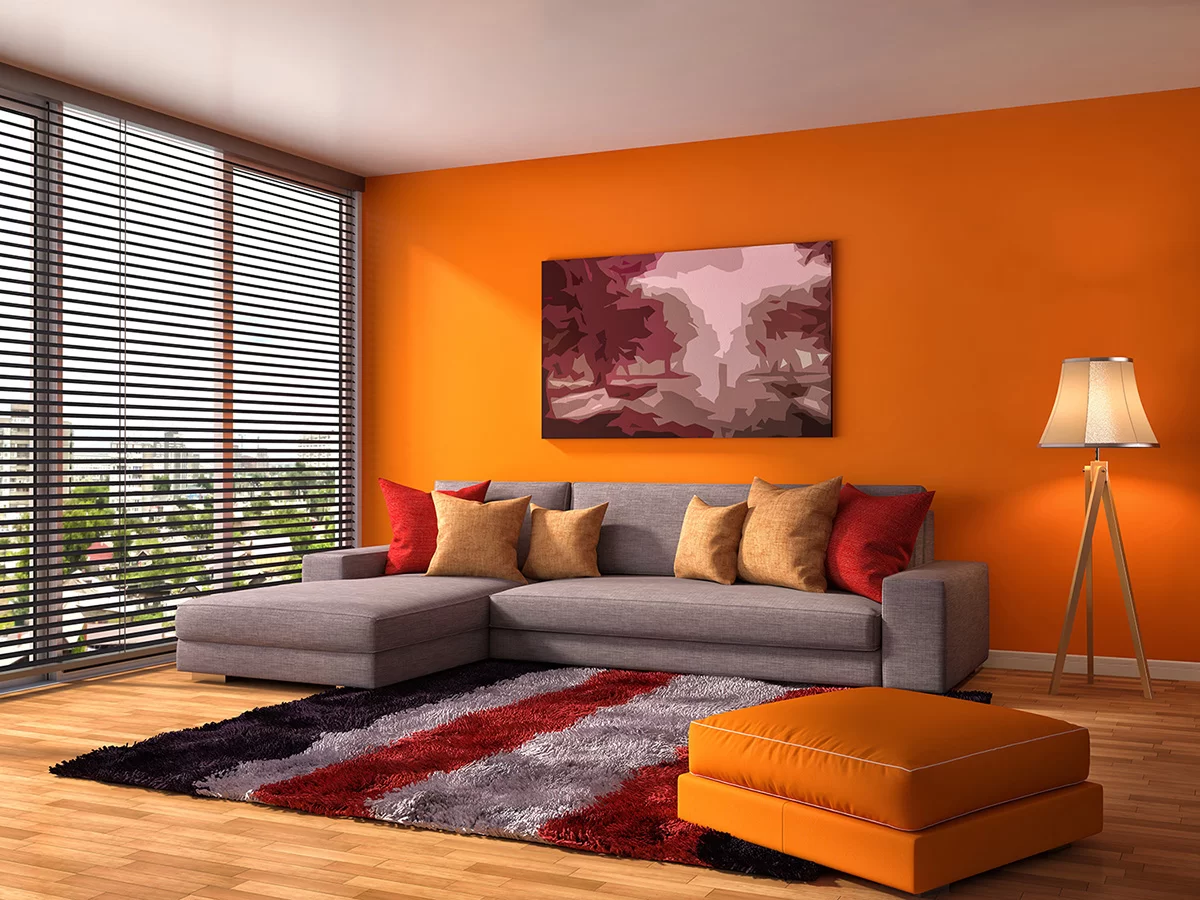 How To Mix Purple And Orange In Home Decor