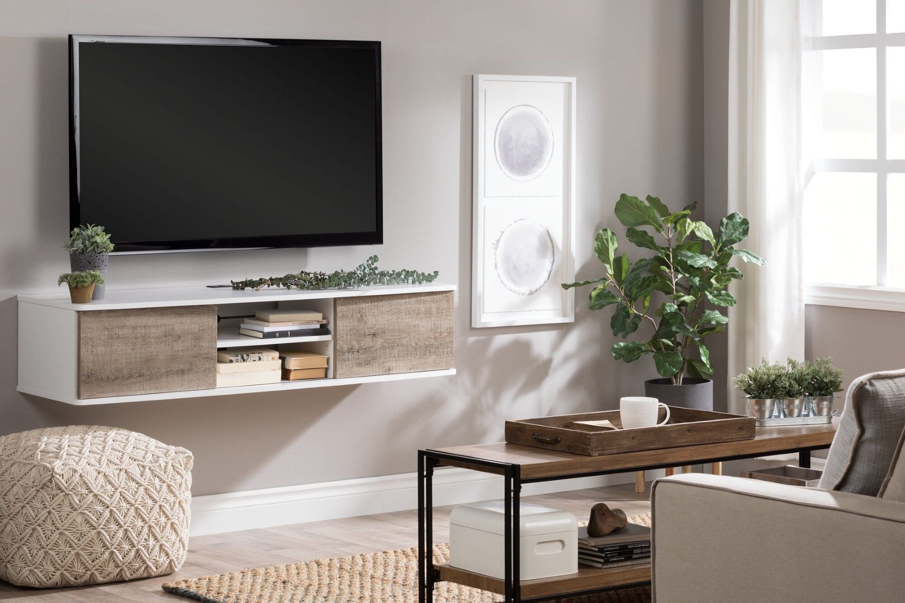 How To Mount A TV Stand On The Wall
