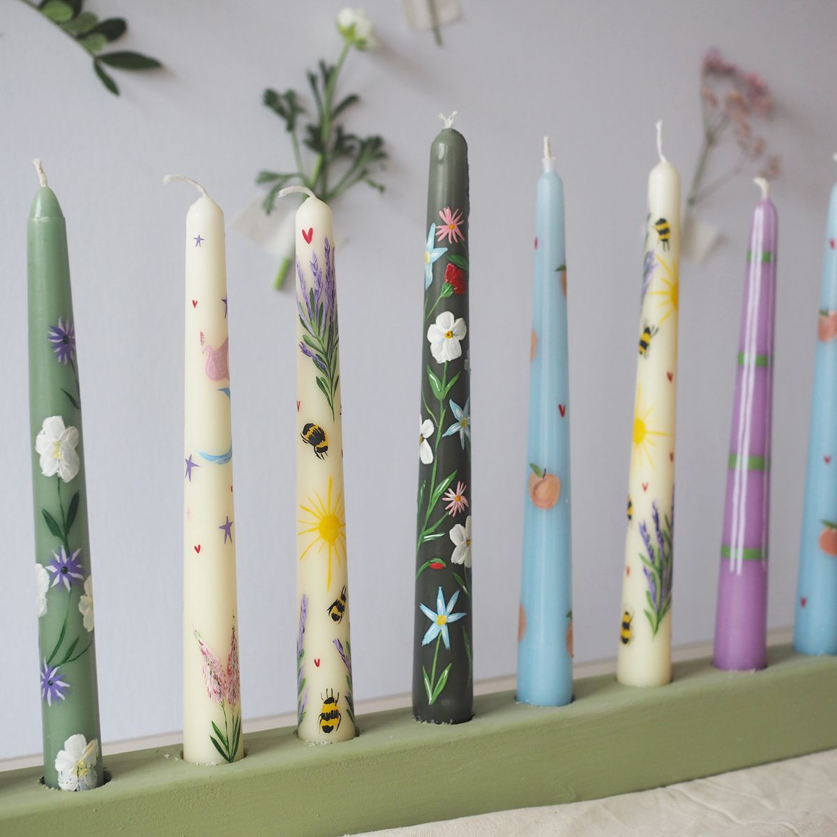How To Paint Candles