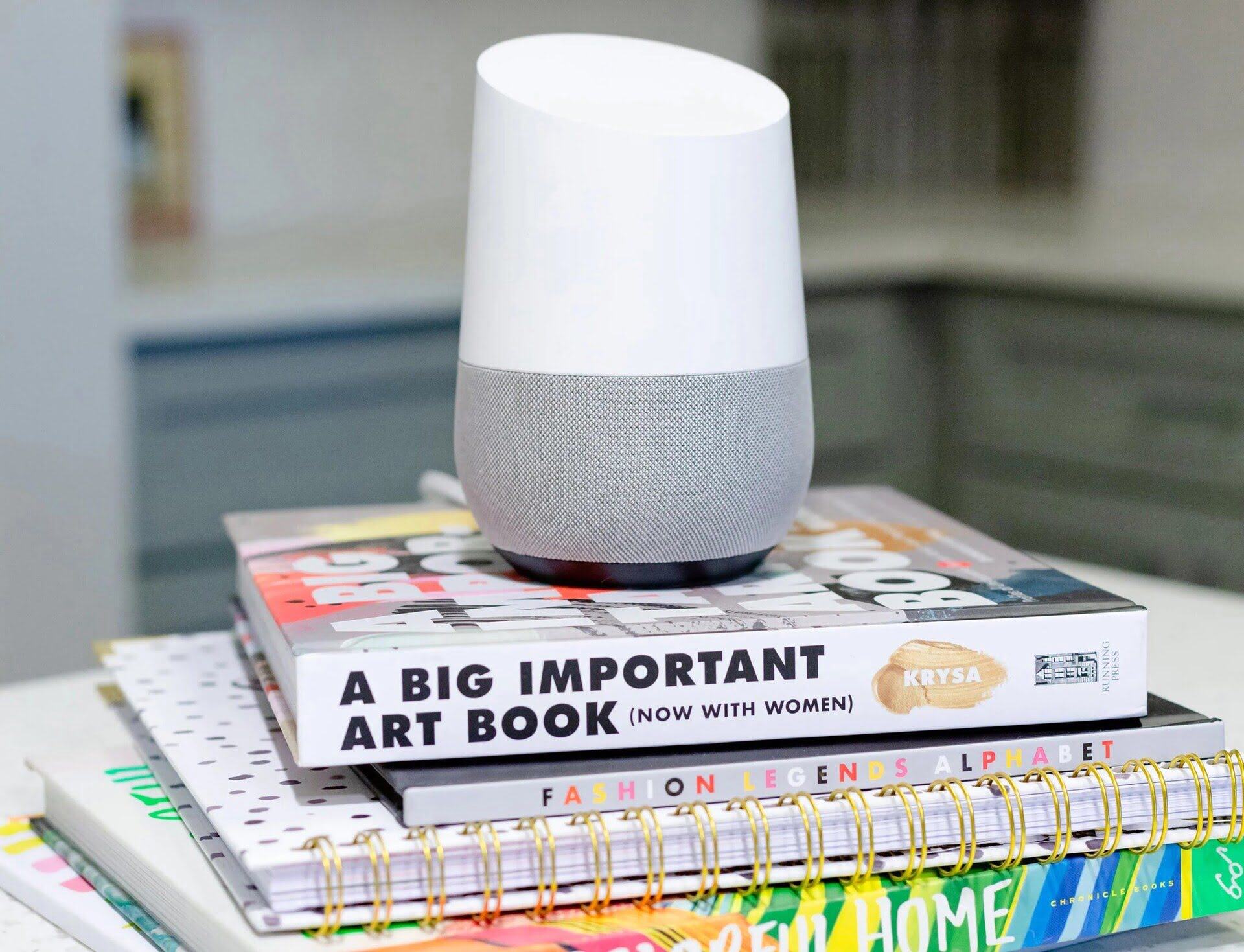 Google home 2024 audible books