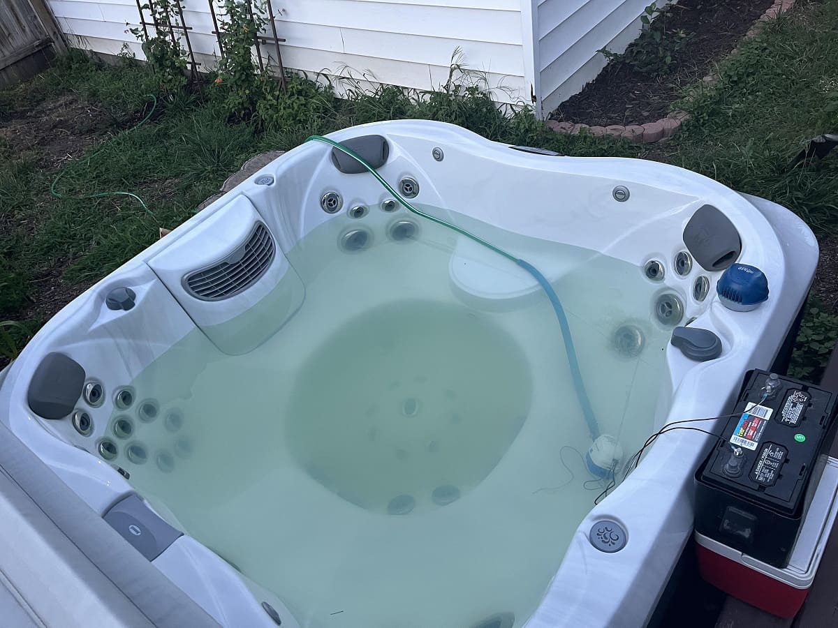 How To Pump Water Out Of Hot Tub