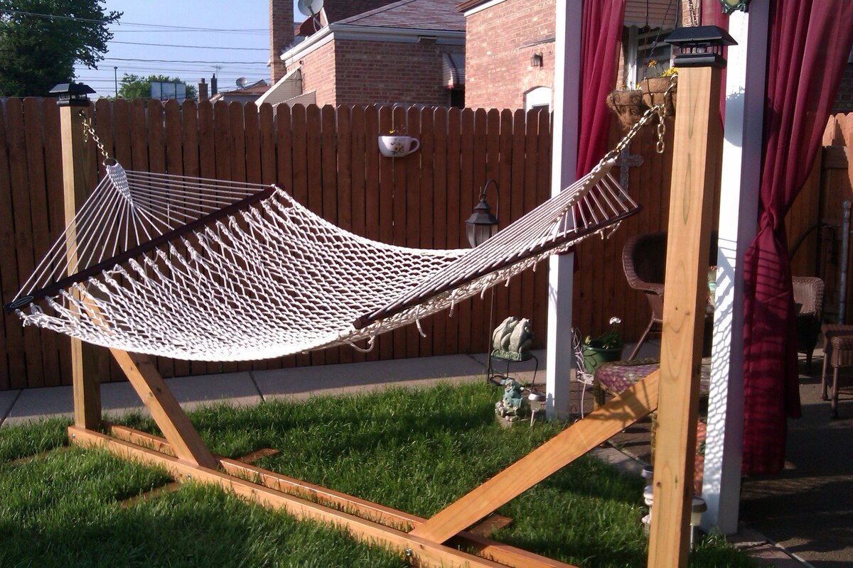 How To Put A Hammock On A Stand