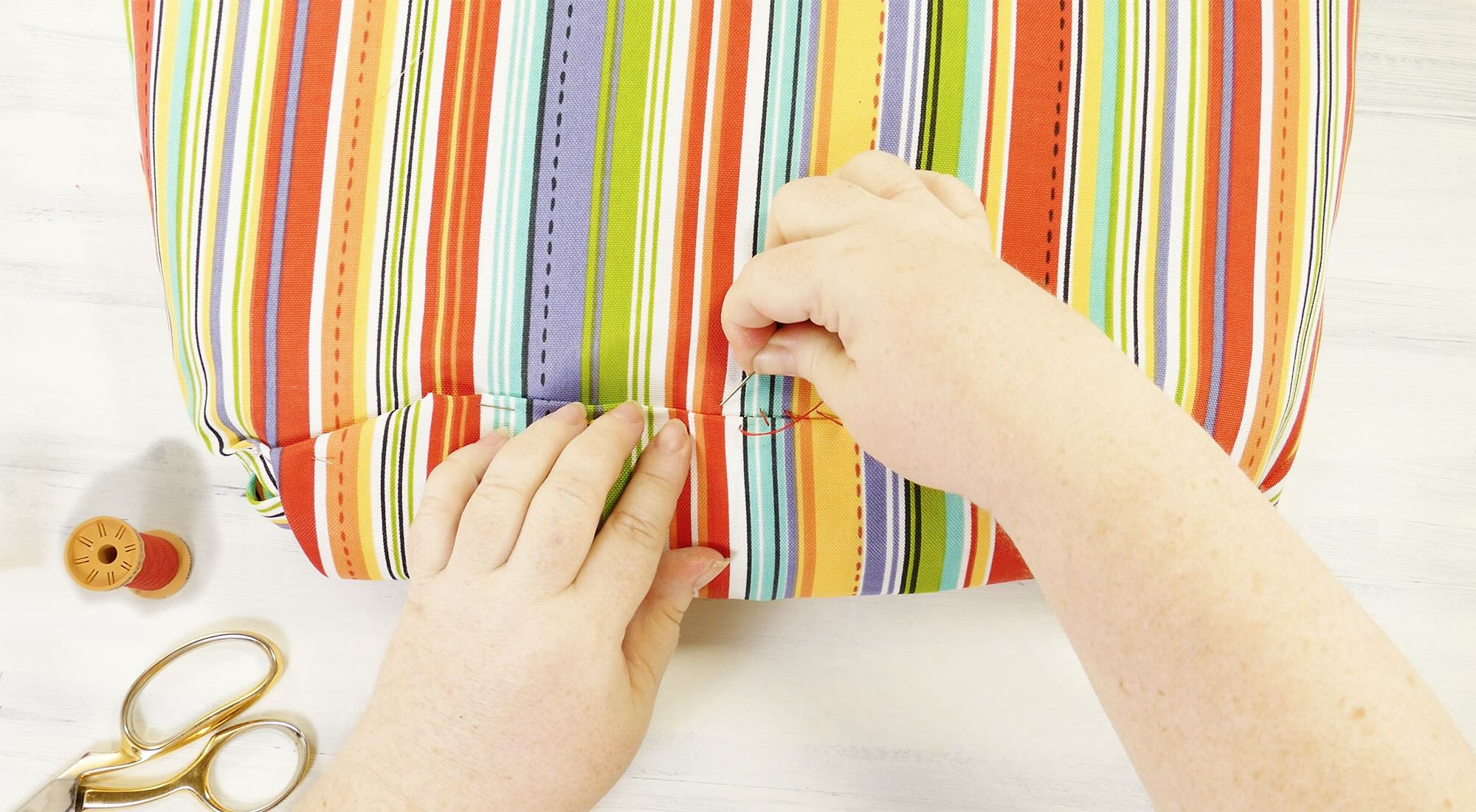 How To Recover Cushions Without Sewing