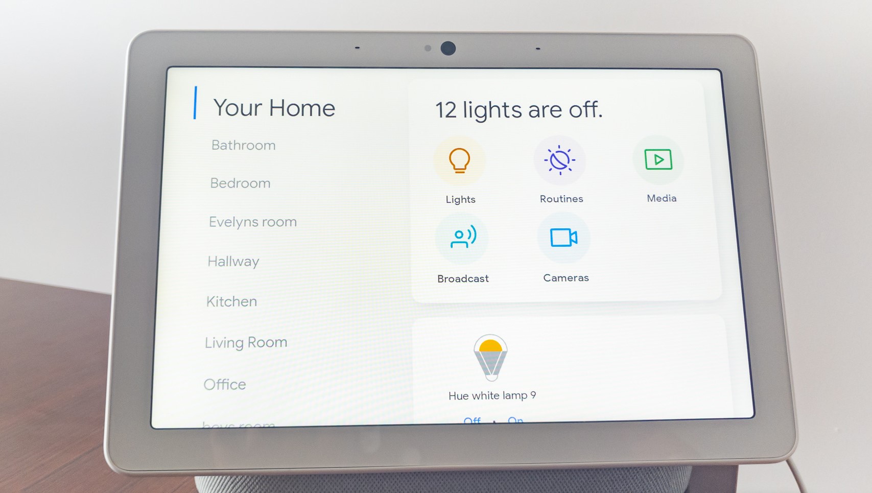 Google home hub hue hot sale lights