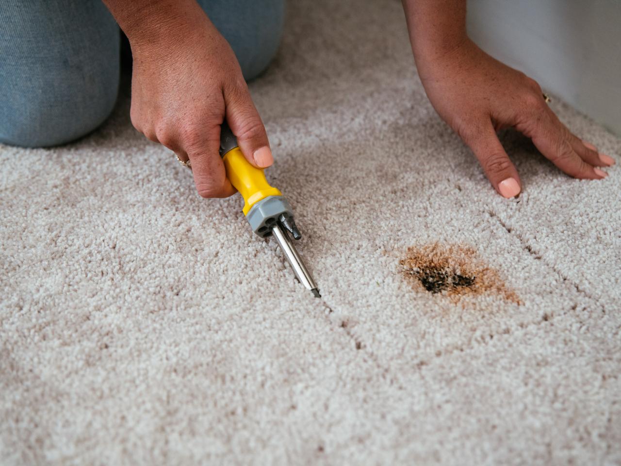 How To Repair A Burnt Carpet