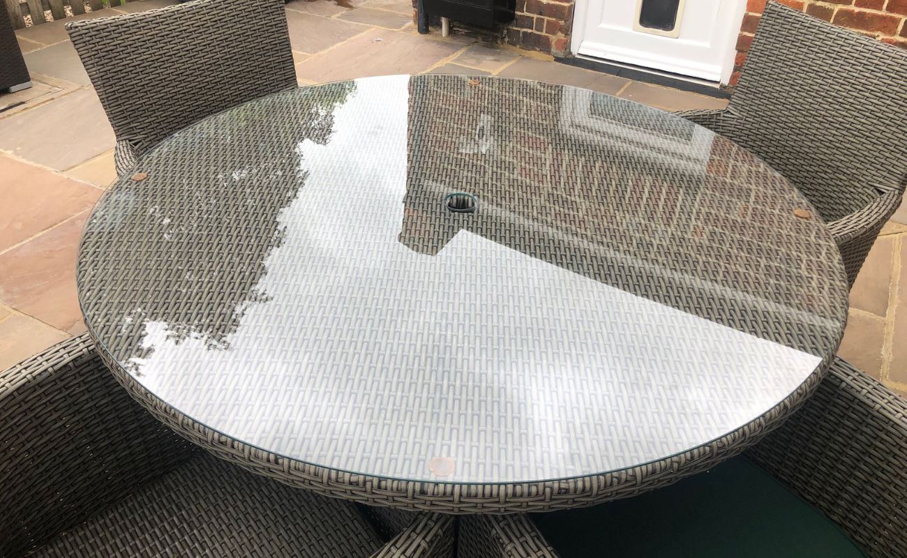 How To Replace A Glass Table Top On Patio Furniture