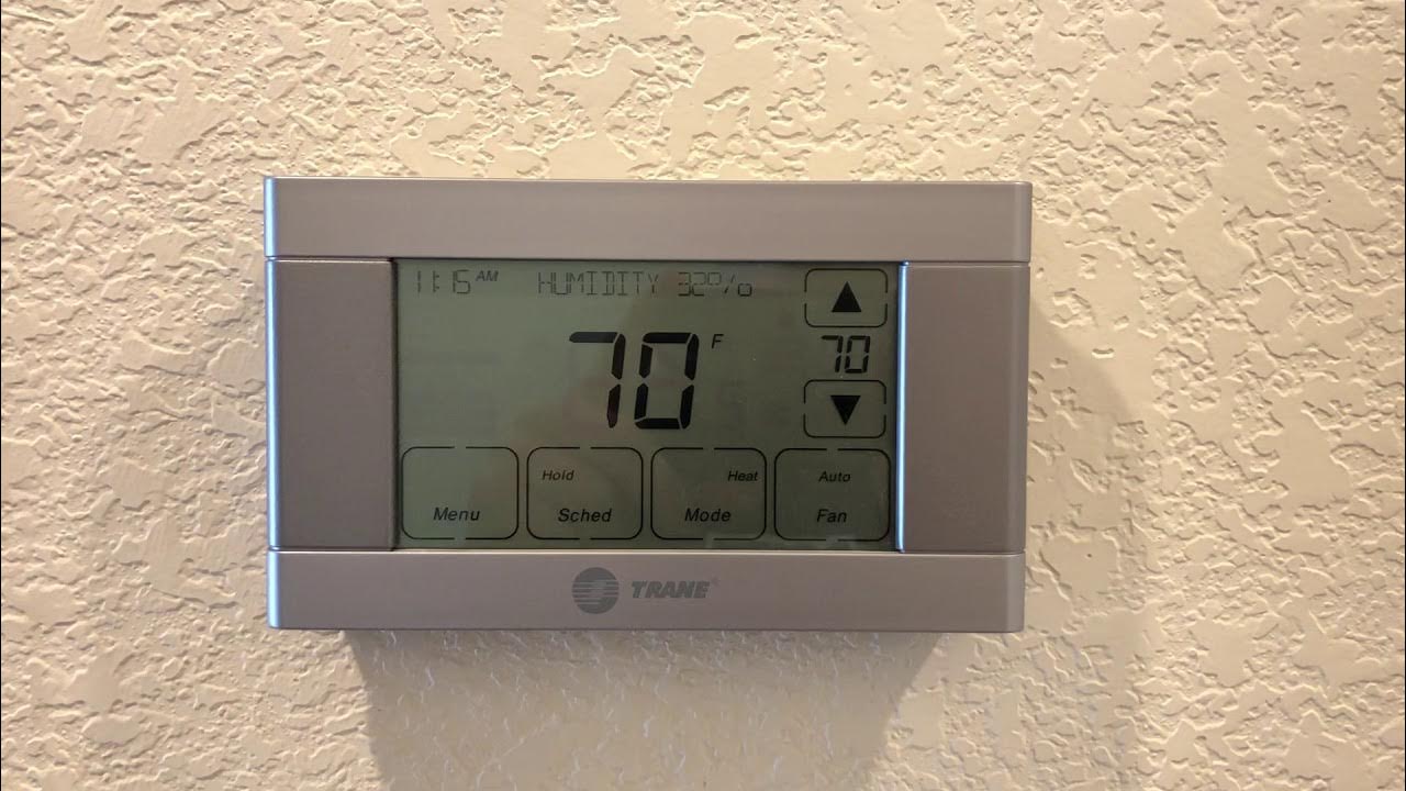 How To Reset A Trane Thermostat