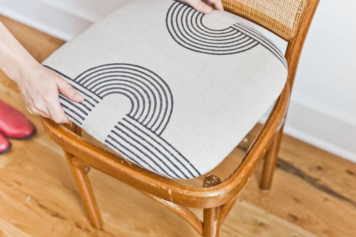 How To Reupholster Seat Cushions