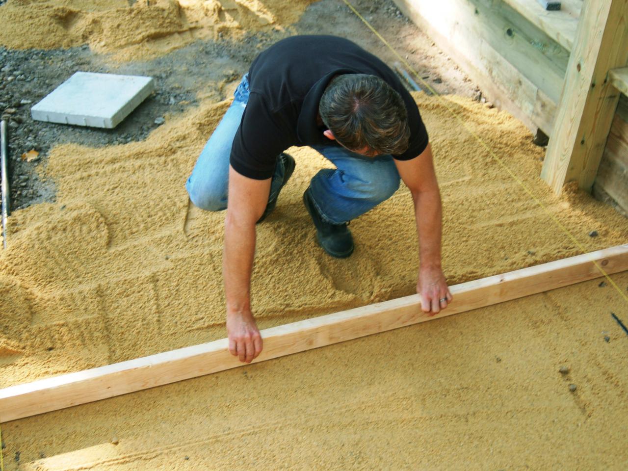 How To Sand Patio Pavers