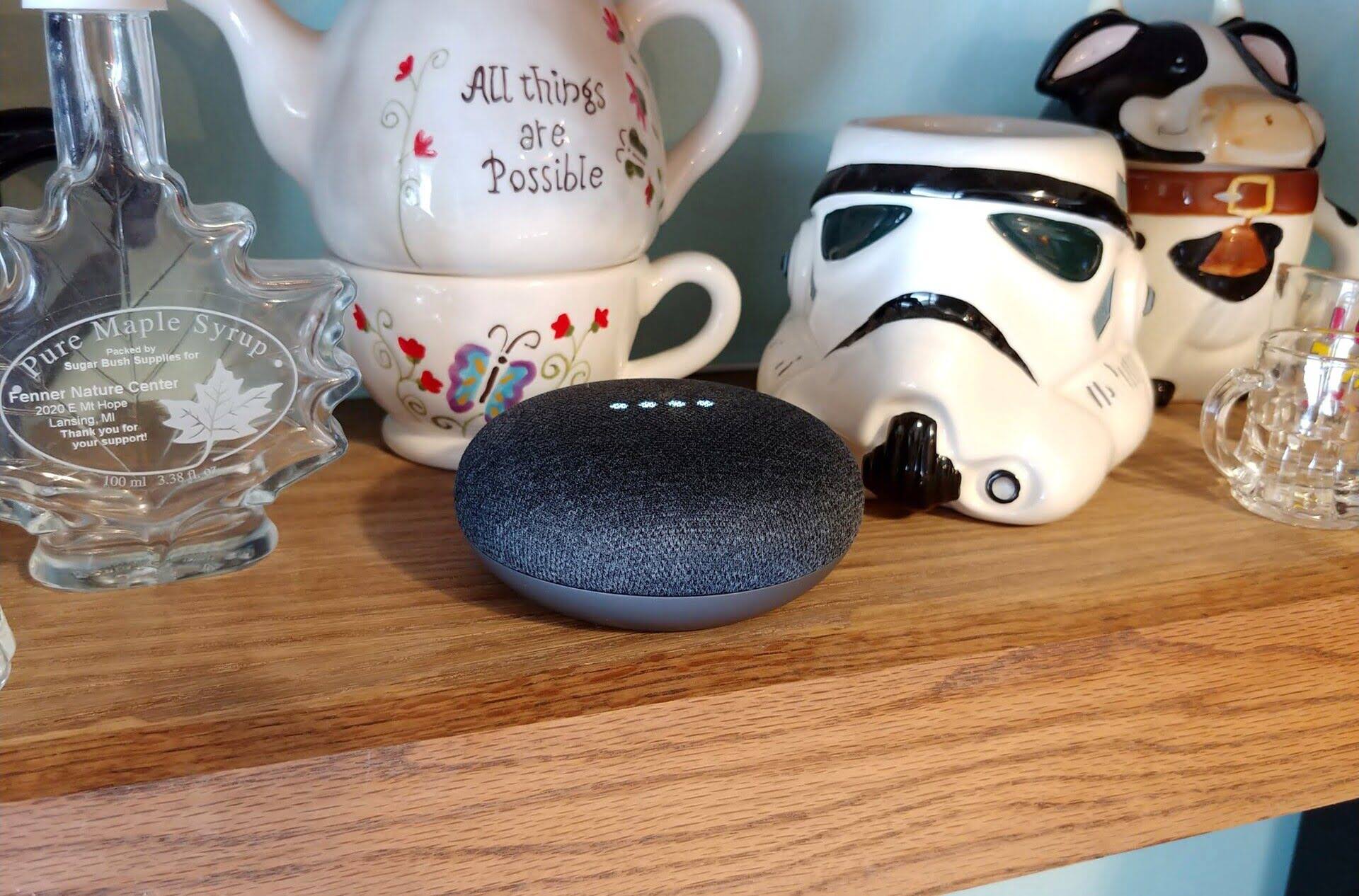 Google home store alarm to music