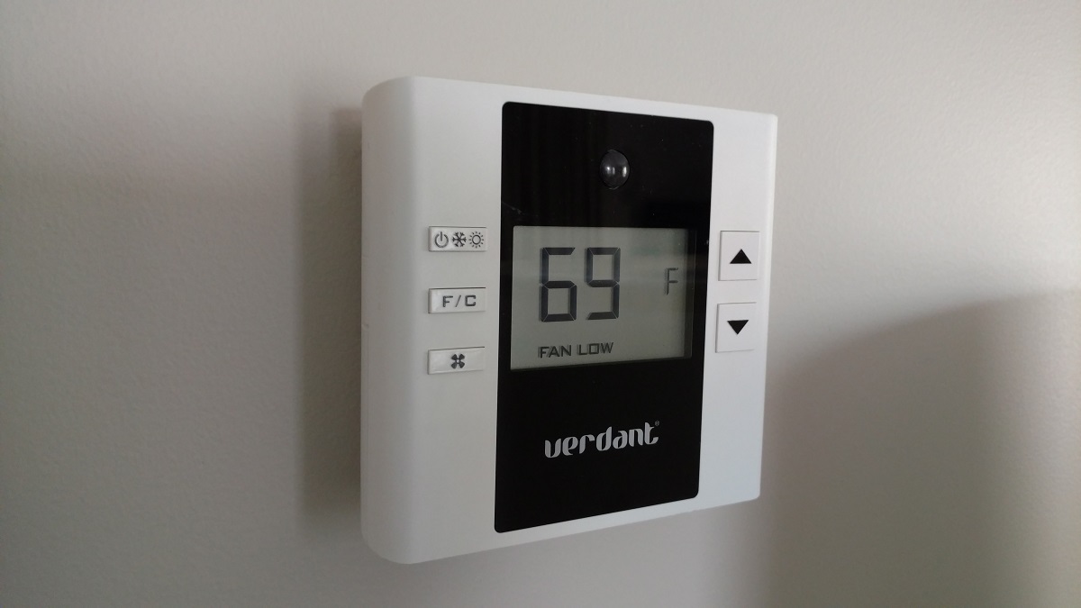 How To Set Temperature On Verdant Thermostat