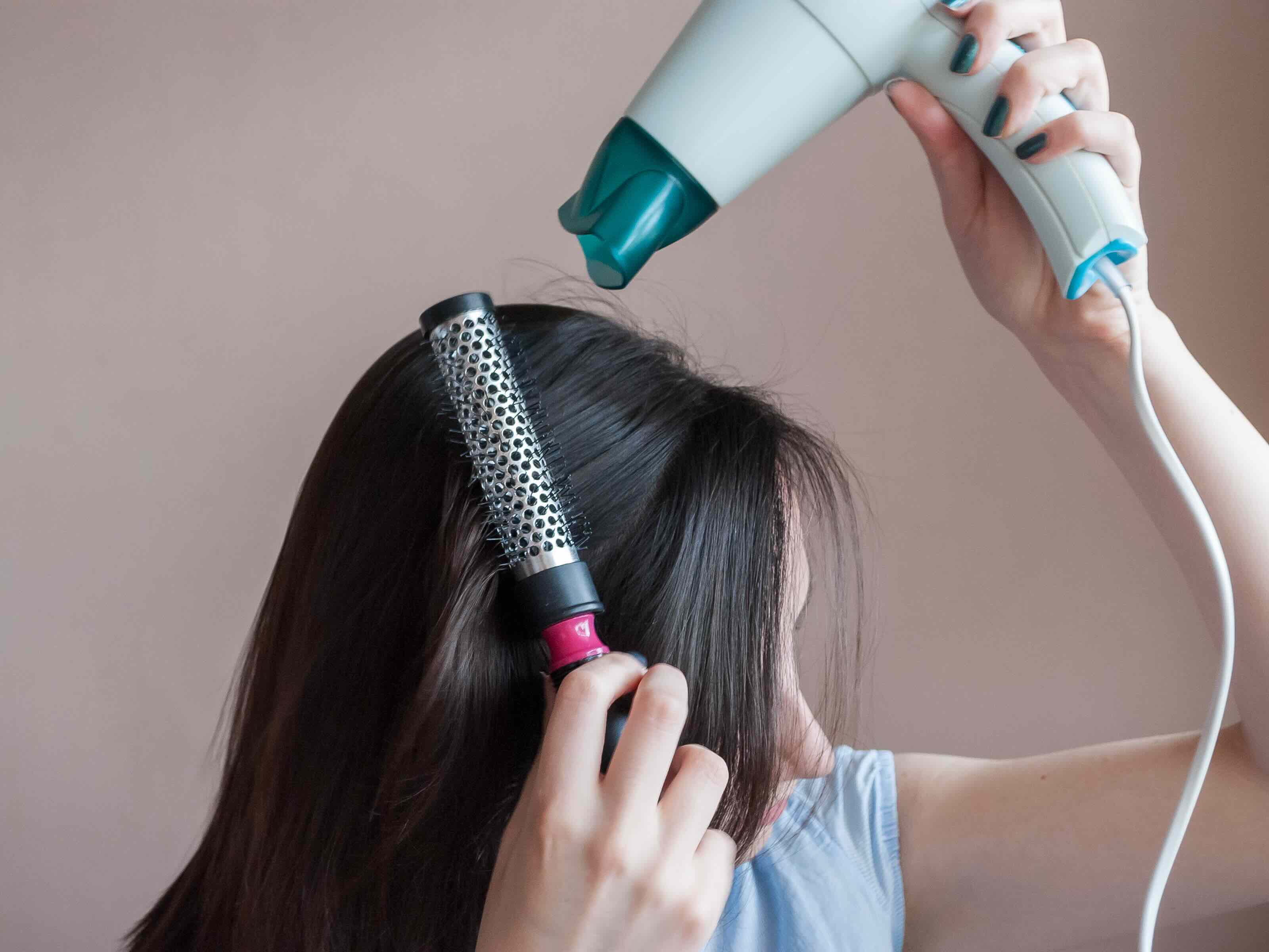 How To Straighten Hair With A Blow Dryer