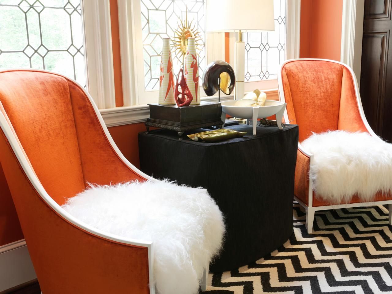 How To Tone Down An Orange Chair: Home Decor Help