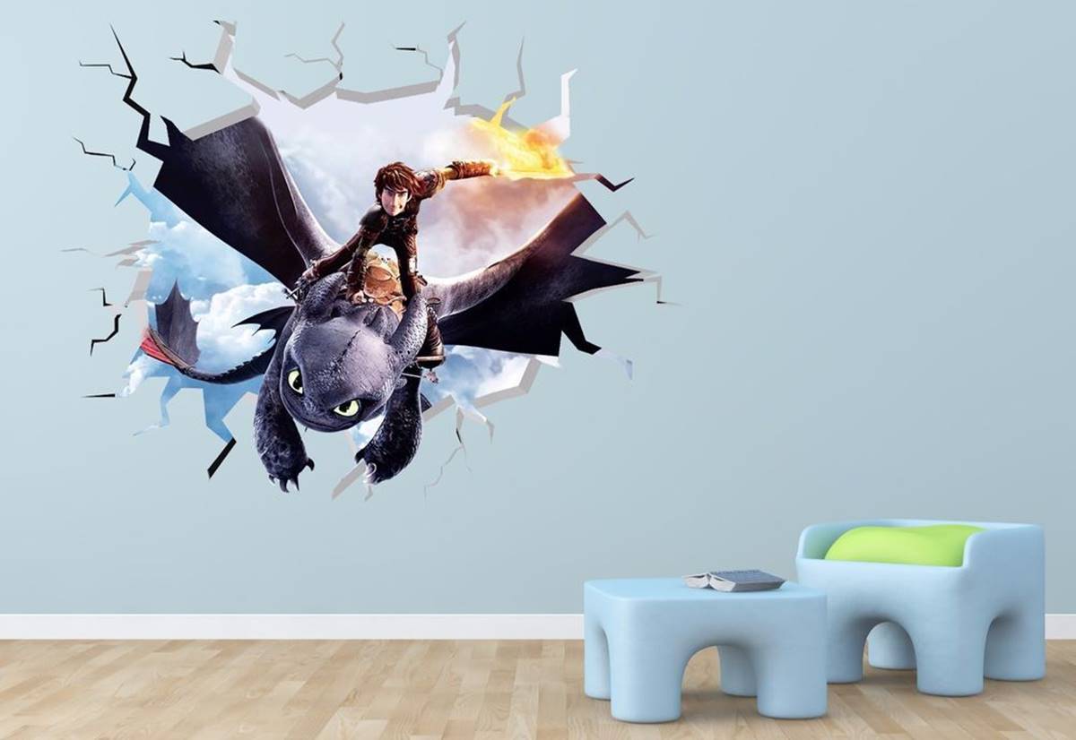 How To Train Your Dragon Wall Decals