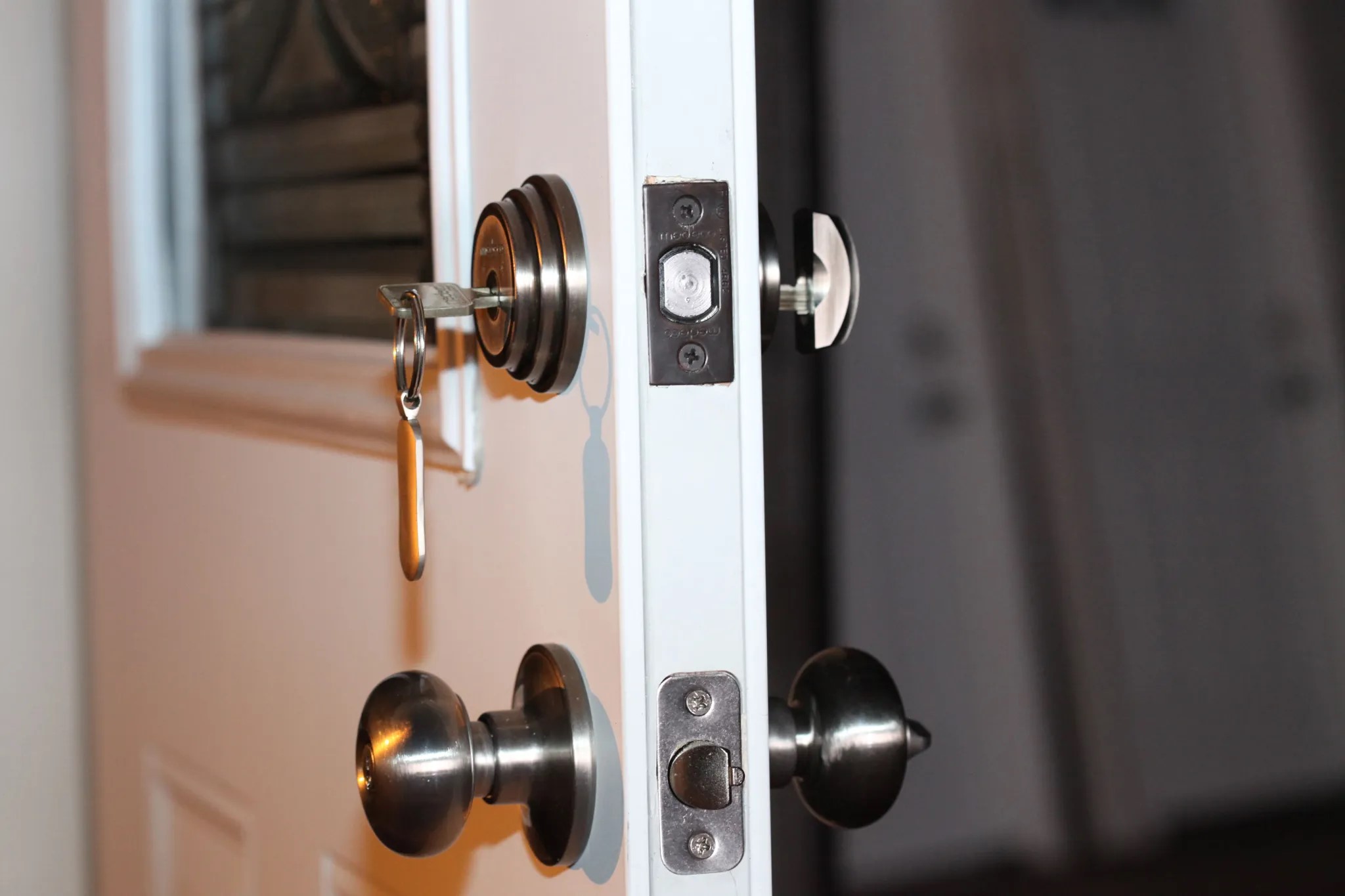 How To Unlock The Top Lock Of A Door