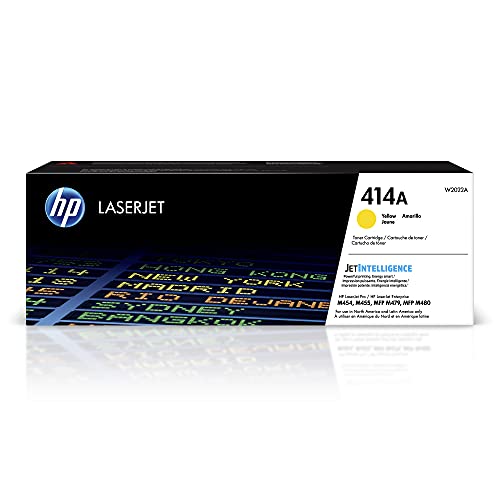 HP 414A Yellow Toner Cartridge for Color LaserJet Printers | W2022A