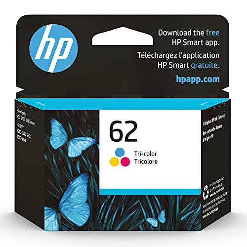 HP 62 Tri-color Ink for ENVY, OfficeJet, Instant Ink Eligible