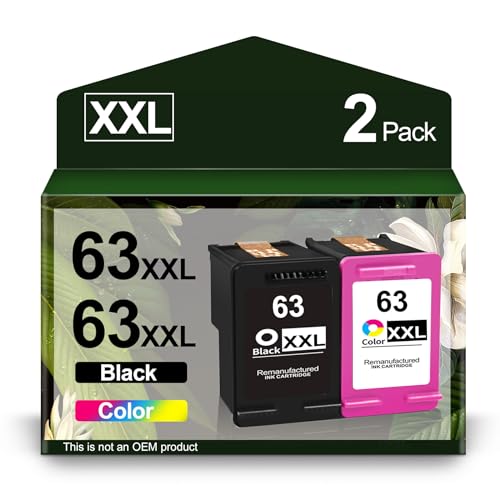 HP 63 Ink Cartridges Combo Pack