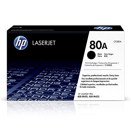 HP 80A Black Toner Cartridge