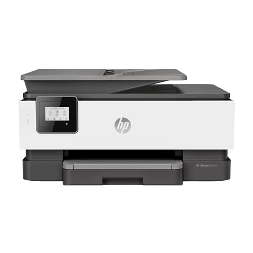 HP OfficeJet 8015e Wireless Color All-in-One Printer with 6 Months Free HP+ Ink